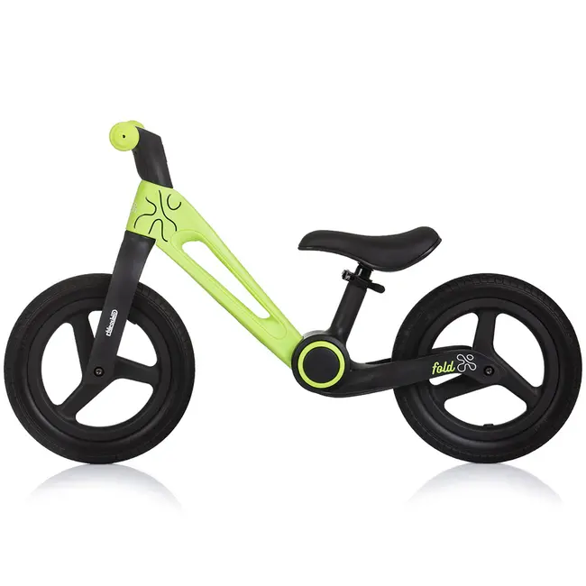 Bicicleta fara pedale pliabila Chipolino Fold X green HUBDIKFX0252GR