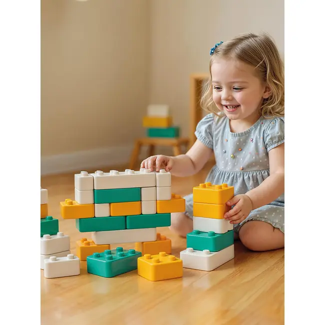 Cuburi gigant - pastel (48 piese)