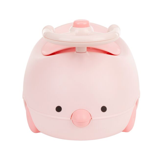 Olita pentru copii KikkaBoo cu volan si claxon Chick Pink