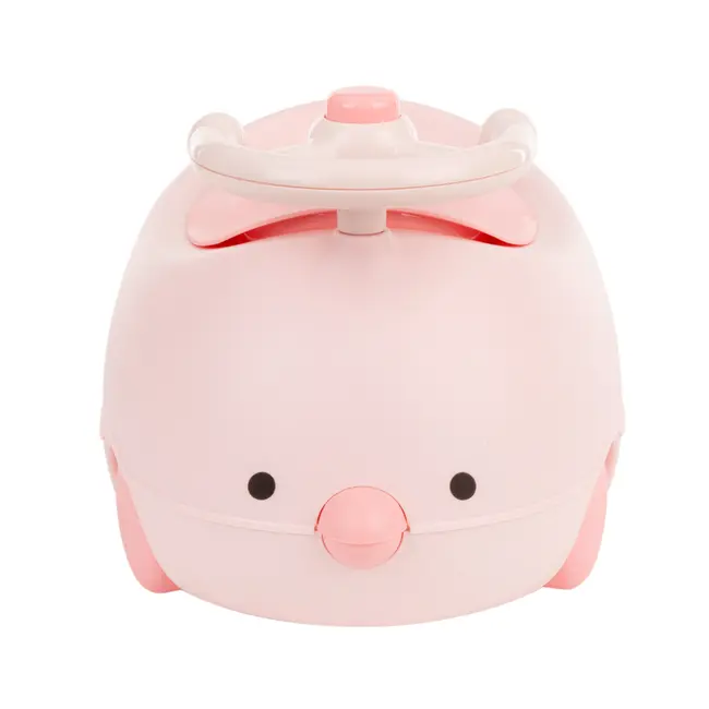 Olita pentru copii KikkaBoo cu volan si claxon Chick Pink