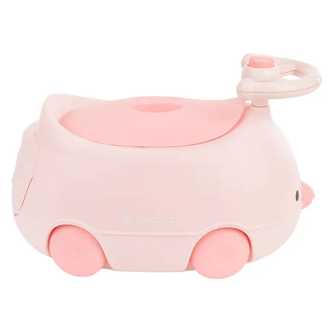 Olita pentru copii KikkaBoo cu volan si claxon Chick Pink