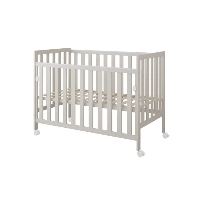 Patut Din Lemn Bambi Casmir 120a 60 Cm Laterala Culisanta    Roti Cu Blocare    Protectie Silicon Pentru Dentitie    En 716-1 Pjbbambi120_c