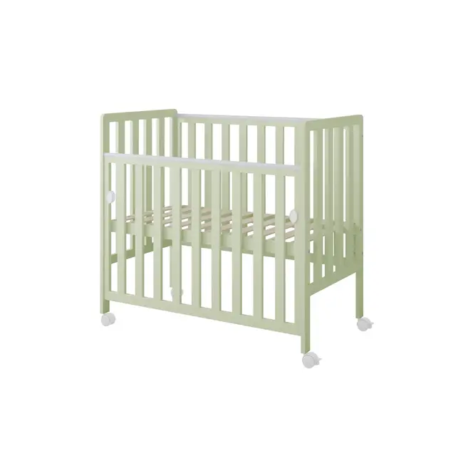 Patut Din Lemn Bambi Menta 100a 50 Cm Laterala Culisanta    Roti Cu Blocare    Protectie Silicon Pentru Dentitie    En 716-1 Pjbbambi_m