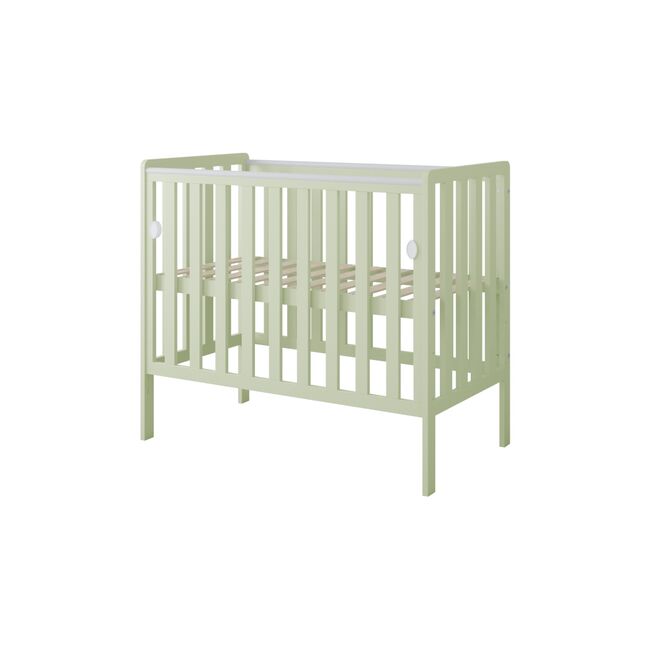 Patut Din Lemn Bambi Menta 100a 50 Cm Laterala Culisanta    Roti Cu Blocare    Protectie Silicon Pentru Dentitie    En 716-1 Pjbbambi_m