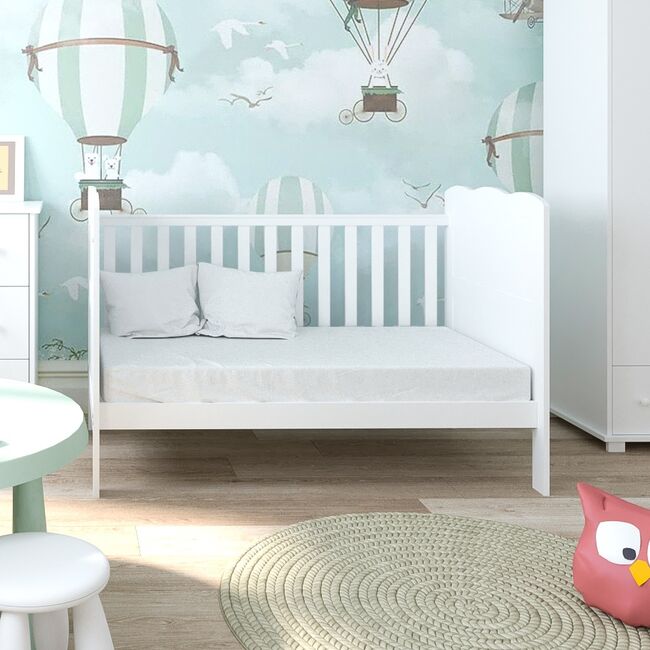 Patut Evolutiv 140x70 Cm Isabel 3in1 ,   Pat Bebe + Junior + Pat Prescolar, Somiera Reglabila + Trepte Detasabile Pjbisabel140_w