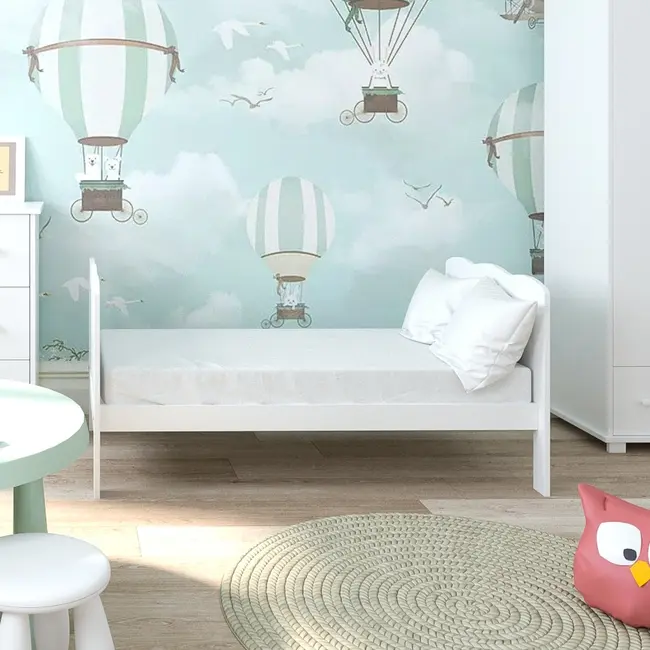 Patut Evolutiv 140x70 Cm Isabel 3in1 ,   Pat Bebe + Junior + Pat Prescolar, Somiera Reglabila + Trepte Detasabile Pjbisabel140_w