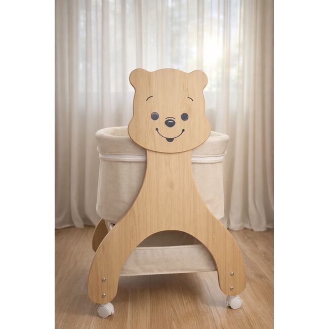 Patut Multifunctional cu leganare electrica, sunete si Bluetooth, AppeKids - Buggy KRTAK276227