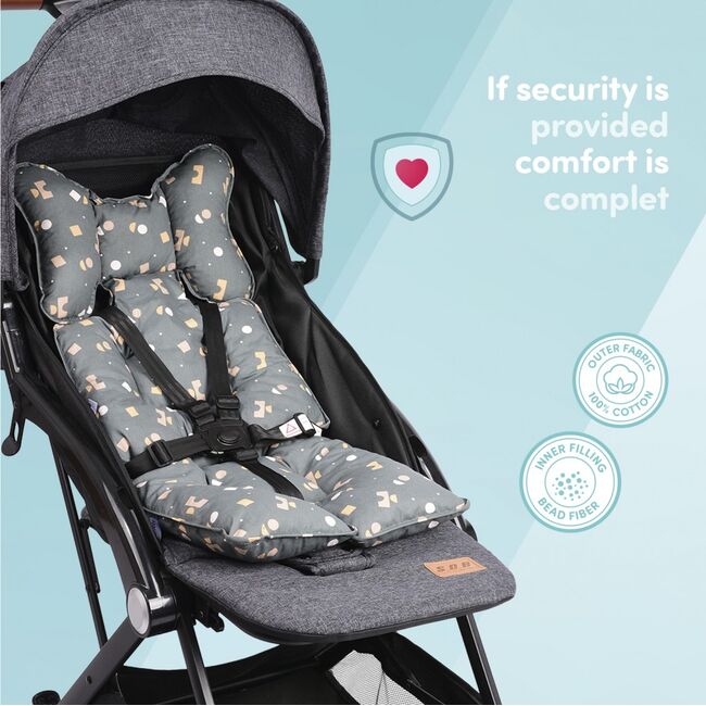 Protectie textila carucior/Scaun auto Geometric SeviBebe BBKSEV_8376-216