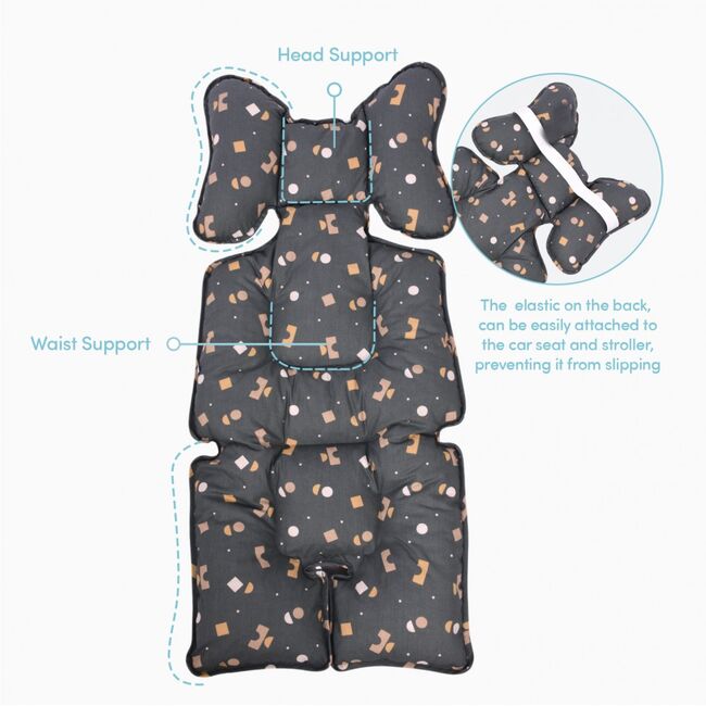 Protectie textila carucior/Scaun auto Geometric SeviBebe BBKSEV_8376-216