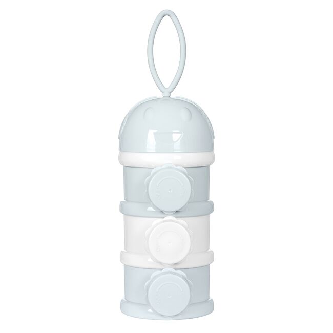 Recipient pentru lapte praf cu 3 compartimente, Blue