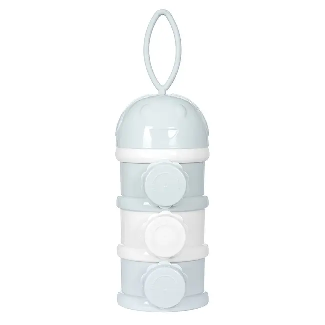 Recipient pentru lapte praf cu 3 compartimente, Blue