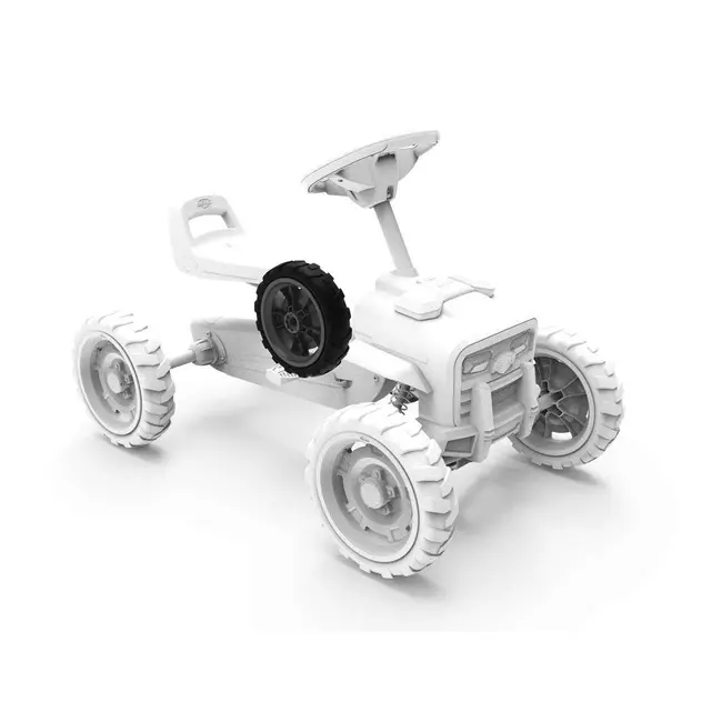 Roata 9x2 Cross - Gri/Negru Spate Stânga Kart BERG Buzzy Police