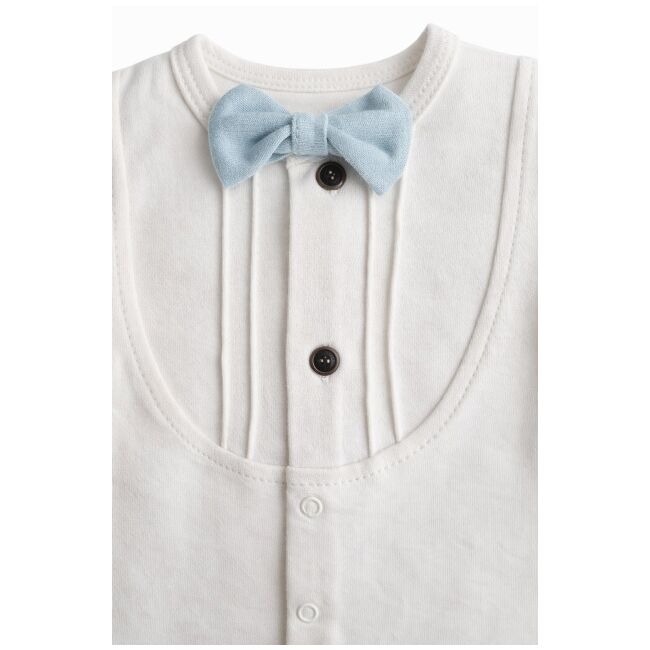 Set nou nascut baiat 5 piese elegant bumbac camasa pantaloni caciulita baveta trpb0202