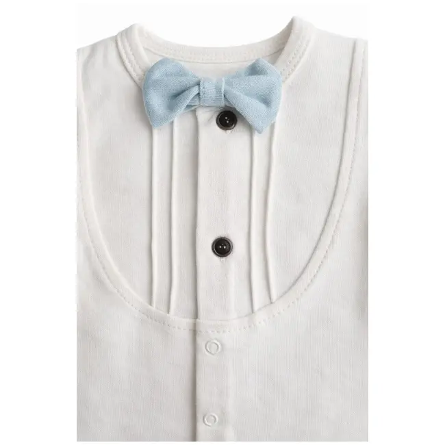 Set nou nascut baiat 5 piese elegant bumbac camasa pantaloni caciulita baveta trpb0202