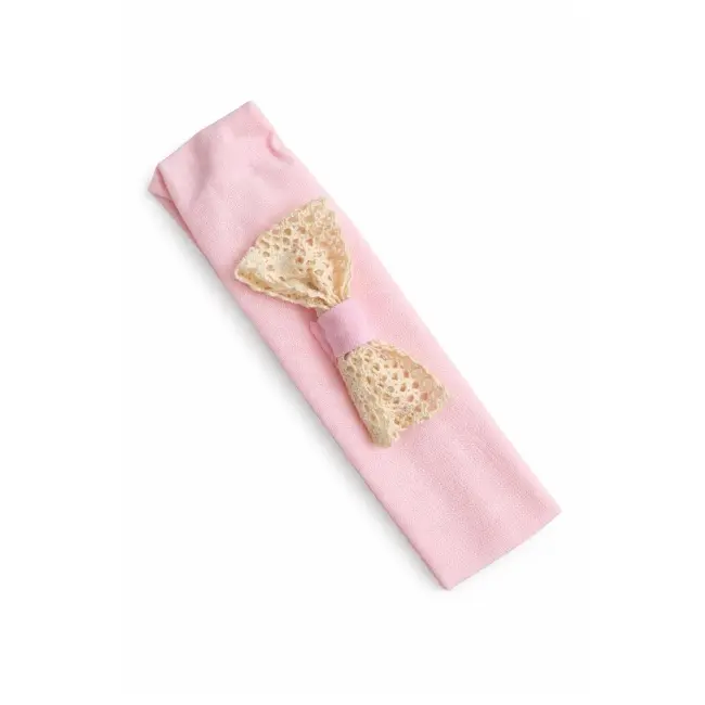 Set nou nascut fetita 3 piese roz bumbac elegant bluza cu dantela pantaloni cu botosei trpb0205