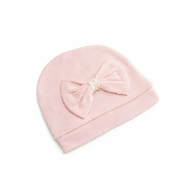 Set nou nascut fetita 5 piese roz bumbac bluza petrecuta pantaloni caciula bavetica trpb0218