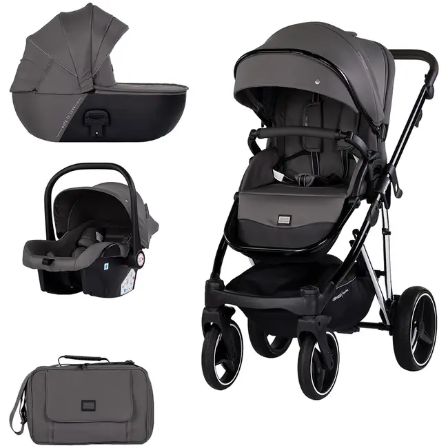 Carucior Chipolino Imperium 3 in 1 charcoal HUBKKIM02601CH