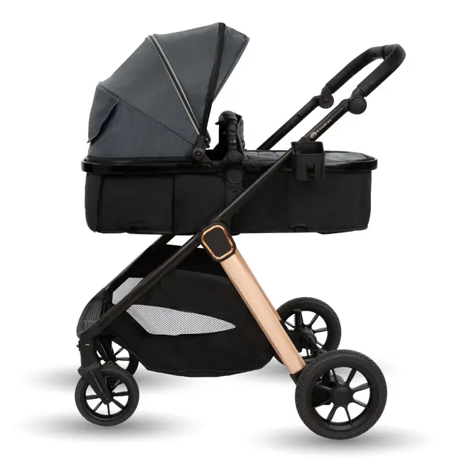 Carucior transformabil 2in1, Appekids Elite - Navy Grey