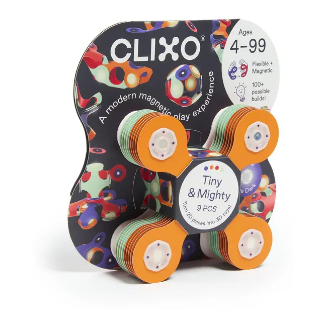 Clixo&reg; joc magnetic de construit - tiny & mighty - spatiul cosmic (9 piese)