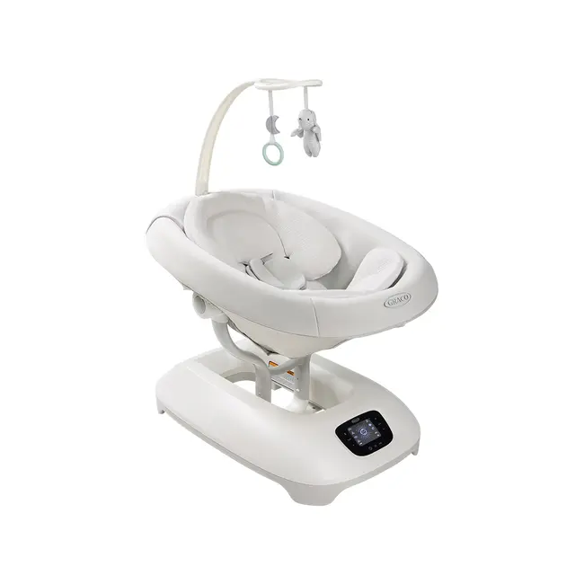 Graco - leagan electric eluma sway cu tehnologie inteligenta de detectare a plansului, pentru bebelusi, alb rori bbb1au999rrieu
