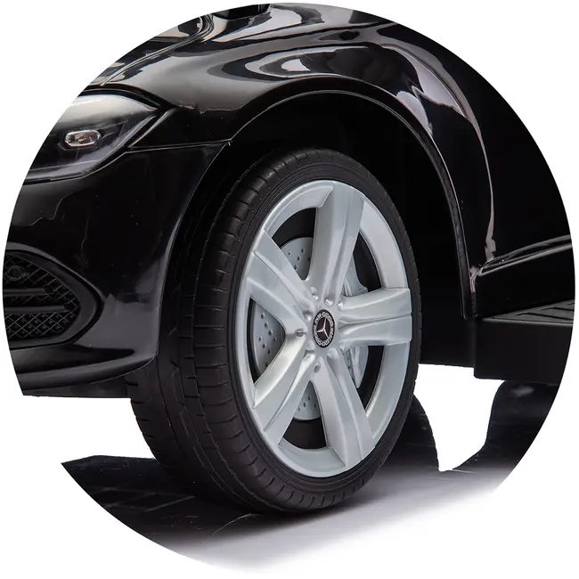 Masinuta de impins Chipolino Mercedes Benz C-Class cu maner black HUBROCMB02503BK