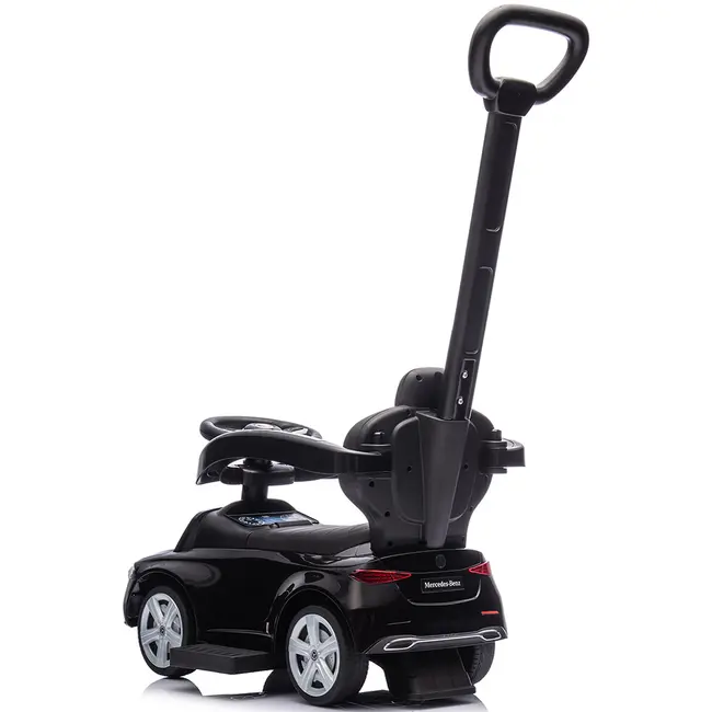 Masinuta de impins Chipolino Mercedes Benz C-Class cu maner black HUBROCMB02503BK