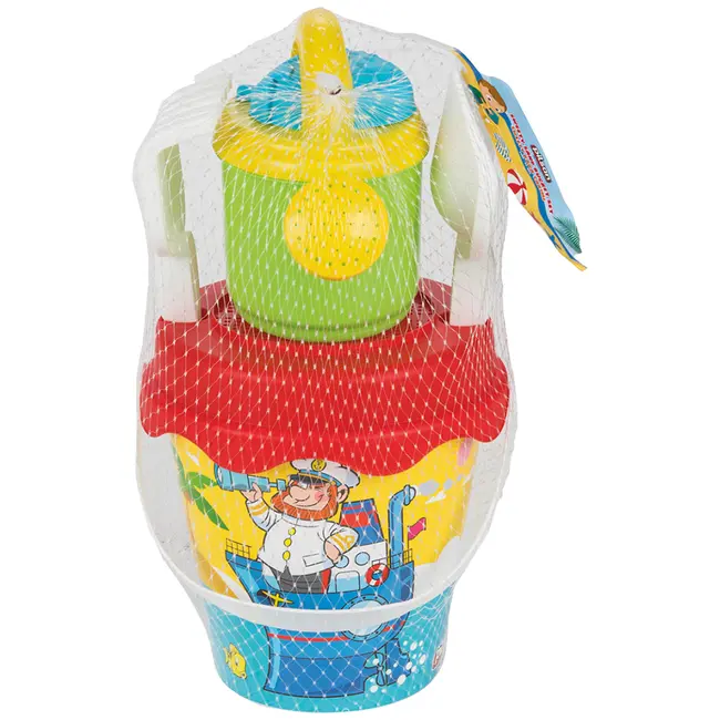 Set jucarii nisip Pilsan Sweety Bucket cu 6 piese HUBPL-06-003