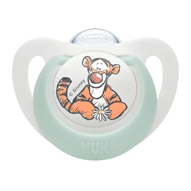 Suzeta Nuk Disney Winnie the Pooh Silicon M1 0-6 luni, Tigru