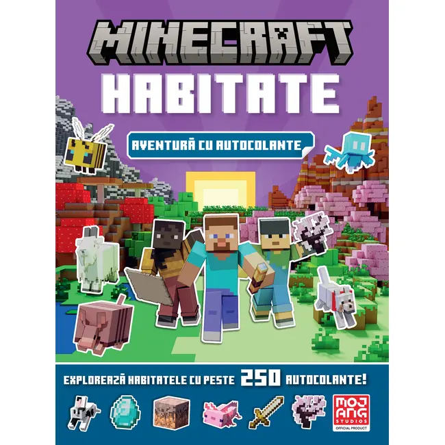 Minecraft - habitate: aventura cu autocolante