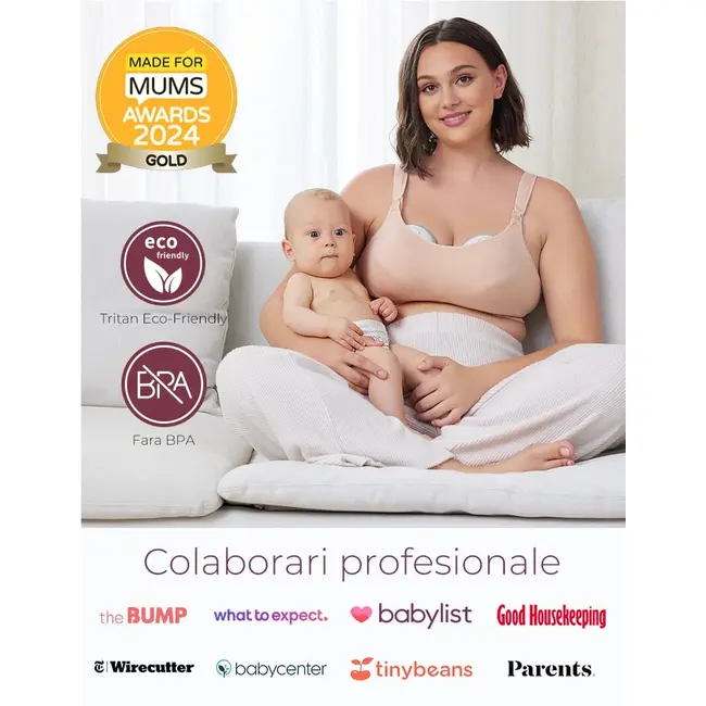 Pompa de san Momcozy Hands-free M6 Red