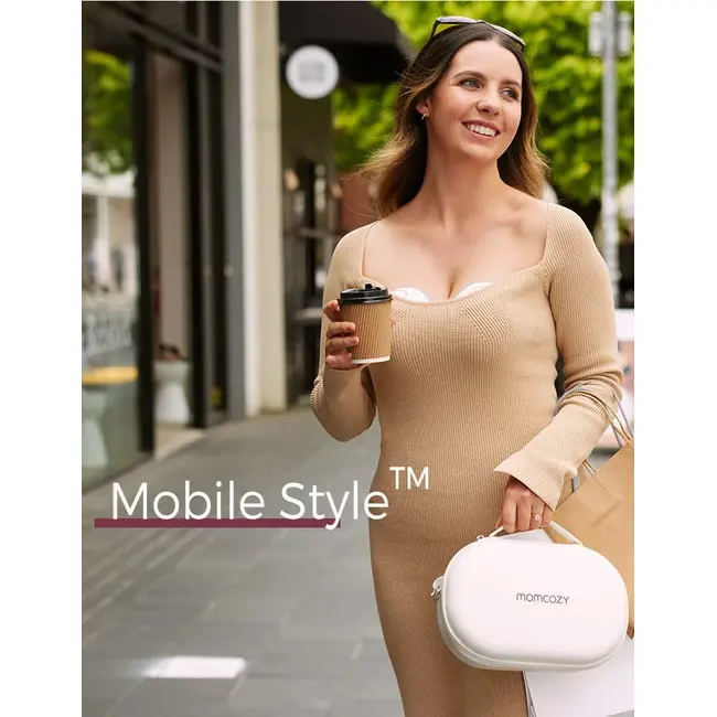 Pompa de san Momcozy Hands-free M6 Red