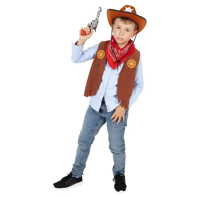 Set vesta & accesorii - cowboy