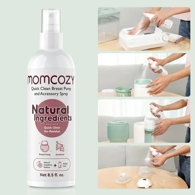 Spray de curatare pentru pompa de san portabila Momcozy