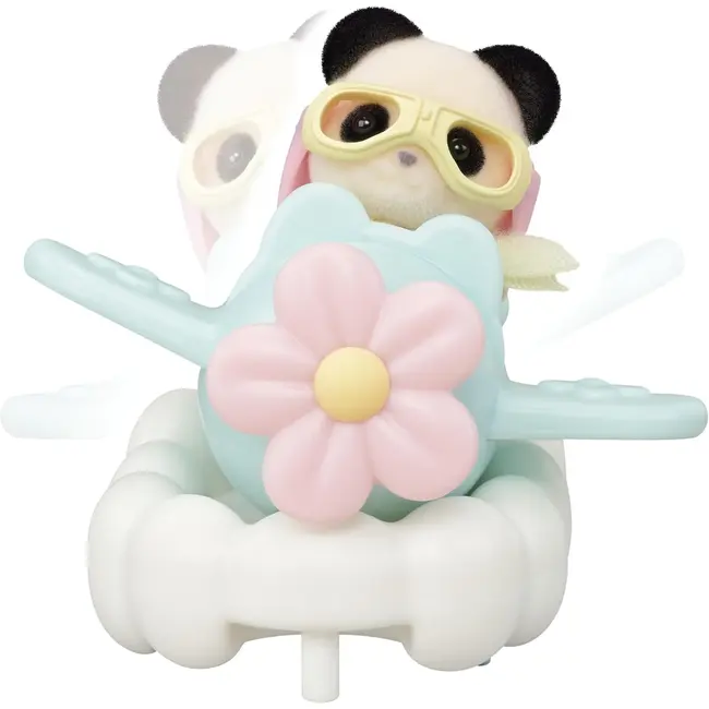 Sylvanian families-set parc distractie avion si trenulet sf5819