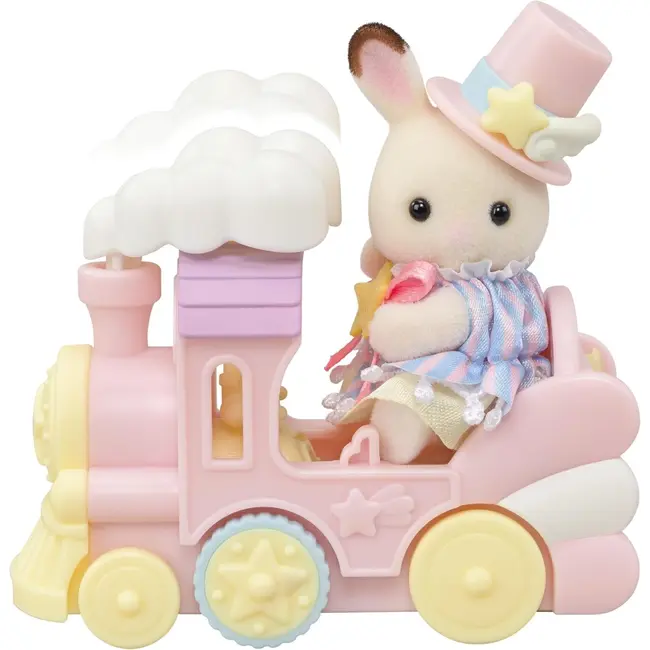 Sylvanian families-set parc distractie avion si trenulet sf5819
