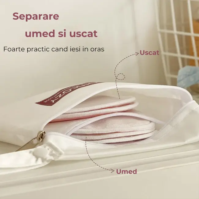 Tampoane reutilizabile pentru san Momcozy groase 14 buc