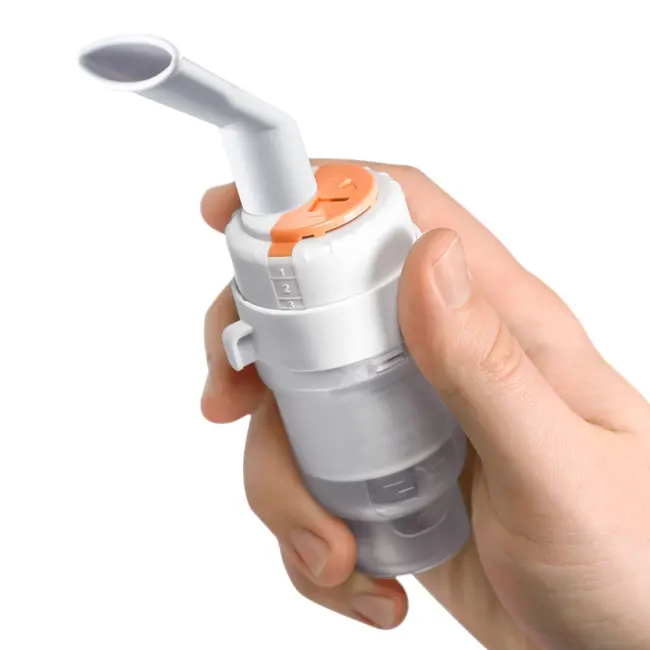 Aparat aerosoli Little Doctor LD-213C, nebulizator cu compresor, 3 moduri de nebulizare, pentru uz casnic si profesional, Alb BITld213c