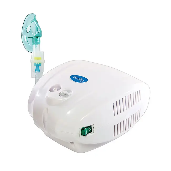 Aparat aerosoli cu compresor Sanity Alergia Stop Inhaler PRO, MMAD 3   &micro;m, 3 masti (adulti, copii si bebelusi) BITsanityallergystopinhalerpro