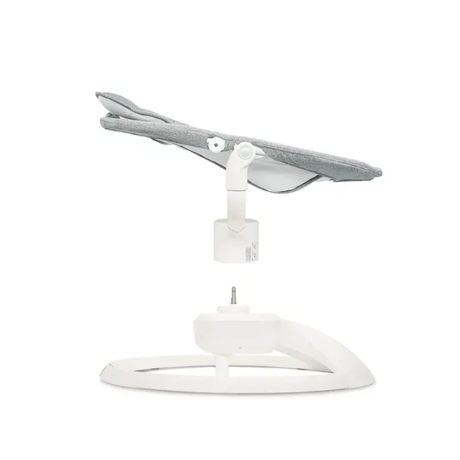 Balansoar electric pentru bebelusi cu sezut rotativ 360 grade , Momi Pearl - Grey KRTBULE00040
