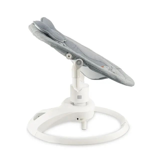 Balansoar electric pentru bebelusi cu sezut rotativ 360 grade , Momi Pearl - Grey KRTBULE00040