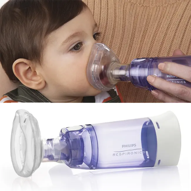 Camera de inhalare Optichamber Diamond, Philips Respironics, cu masca 0-18 luni BITphilipsoptichamber
