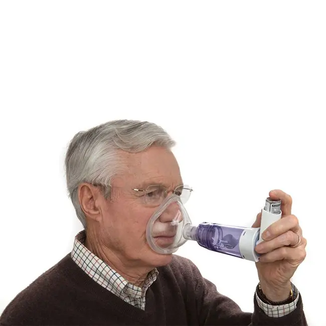 Camera de inhalare Optichamber Diamond, Philips Respironics, masca 5 ani - adulti BIToptichamber5