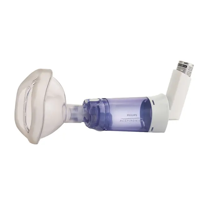 Camera de inhalare Optichamber Diamond, Philips Respironics, masca 5 ani - adulti BIToptichamber5