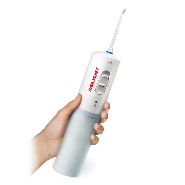 Irigator bucal Little Doctor Aquajet LD A3 pentru adulti, profesional, 1500 impulsuri min, 2 duze, alb BITLDA3