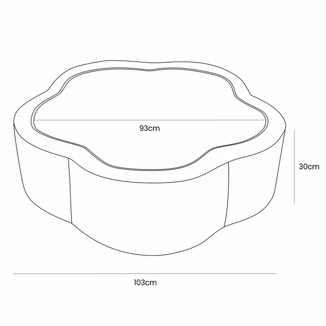 Piscina Cu Bile Meowbaby   Vanilla Blush ,   Aesthetic Vanilla Flower, Spuma Moale, Ecru, 200 Bile Incluse Pjbbafw00-6128