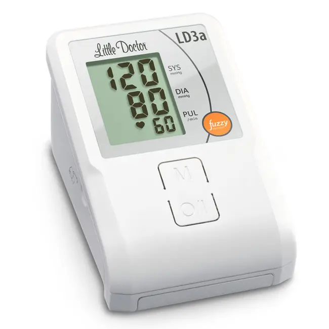 Tensiometru electronic de brat Little Doctor LD 3A, adaptor inclus, afisaj LCD, memorare 90 de valori, alb BITld3a