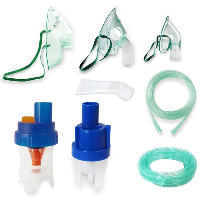 Kit accesorii universale RedLine Combo pentru aparatele de aerosoli cu compresor, 2 pahare de nebulizare, furtun 6m si 2m BITkitcompresor