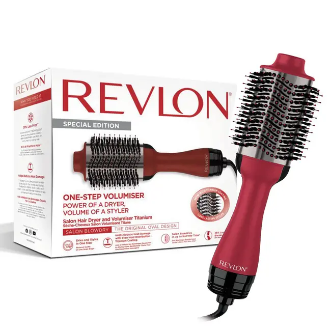 Perie electrica fixa REVLON Special Edition One-Step Volumiser Titanium, RVDR5279UKE, 3 trepte de temperatura BITRVDR5279UKE