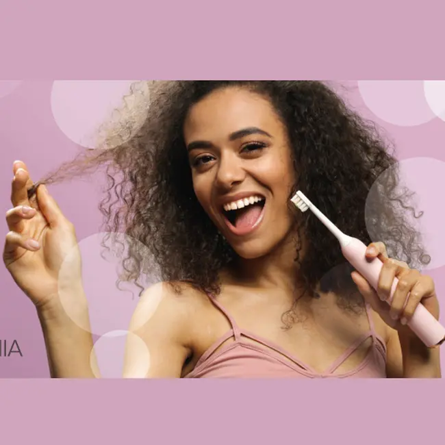 Periuta de dinti electrica VITAMMY Symphony, 82000 vibratii min, 5 moduri de periaj, Roz, B9071AF-CE Pink BITshymphonyroz