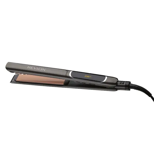 Placa de indreptat parul REVLON Salon Straight Copper Smooth Styler RVST2175E2, afisaj LCD BITplacaRVST2175E